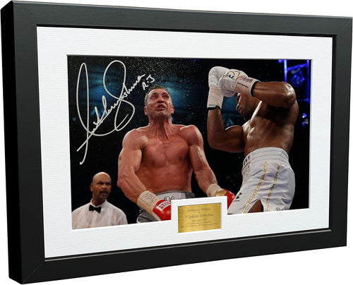 Kitbags & Lockers Anthony Joshua vs Wladimir Klitschko 12x8 A4 Autographed Signed Photo Photograph Picture Frame Boxing Gift Poster Col