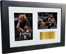 Load image into Gallery viewer, 12x8 A4 Kyrie Irving Brooklyn Nets Autographed Signed Photo Photograph Picture Frame Basketball Poster Gift G