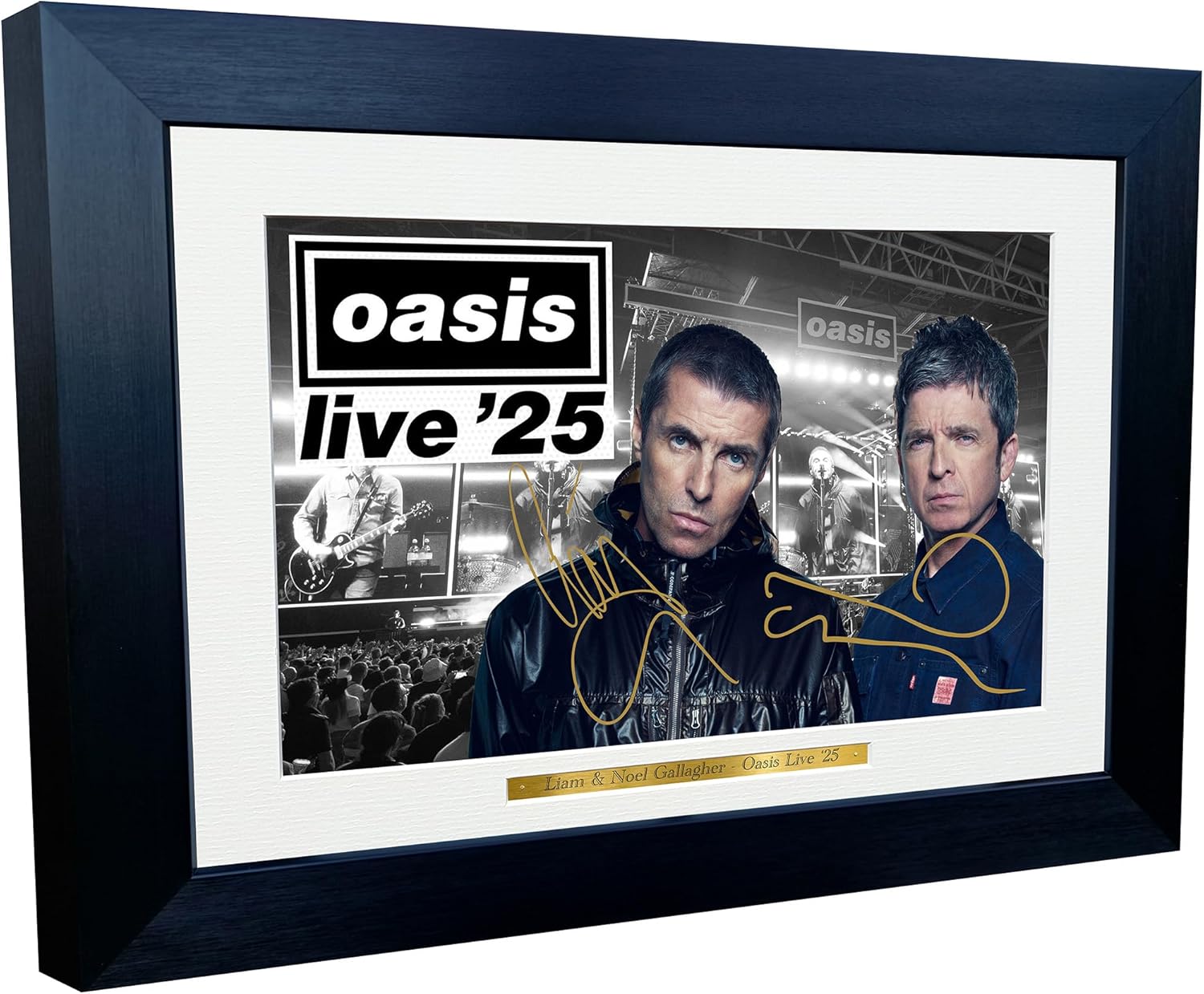 Kitbags & Lockers 12x8 A4 Liam Gallagher Noel Gallagher Oasis Live 25