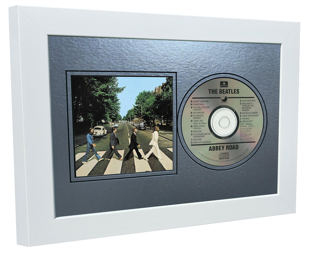 12x8 A4 CD Compact Disc Photo Sleeve Display Frame Case With Mount Matt For Photograph Picture Artwork In Metallic Gold - Silver - Black - Cream Music Gift (Metallic Gold Mount With Black Frame)