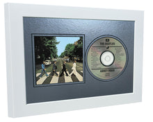 Load image into Gallery viewer, 12x8 A4 CD Compact Disc Photo Sleeve Display Frame Case With Mount Matt For Photograph Picture Artwork In Metallic Gold - Silver - Black - Cream Music Gift (Metallic Gold Mount With Black Frame)