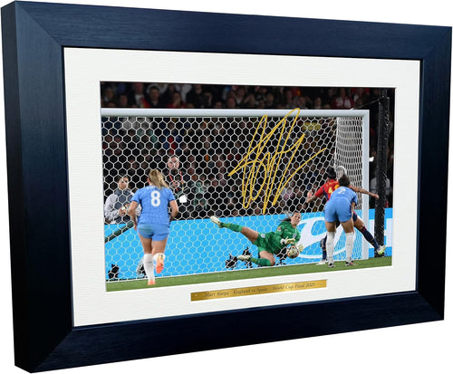 12x8 A4 Mary Earps England Manchester United Goalkeeper World Cup 2023 Autographed Signed Photo Photograph Picture Frame Football Soccer Poster Gift