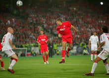 Load image into Gallery viewer, Kitbags &amp; Lockers Signed Steven Gerrard Champions League Winner Liverpool Autograph Photo Photograph Picture Frame A4