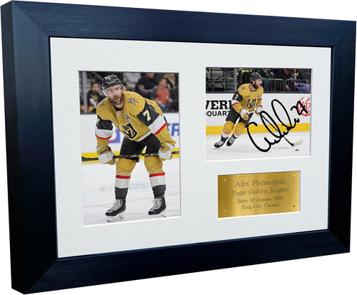 Kitbags & Lockers 12x8 A4 Alex Pietrangelo Vegas Golden Knights NHL Autographed Signed Photo Photograph Picture Frame Ice Hockey Poster Gift Triple G