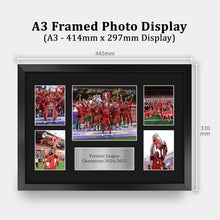 Load image into Gallery viewer, HWC Trading Liverpool 2025 Champions Gift Premier League Season 24-25 Winners Printed Memorabilia Signed Autograph Photograph Display for Football Fans and Supporters - A3 Framed