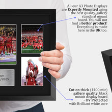 Load image into Gallery viewer, HWC Trading Liverpool 2025 Champions Gift Premier League Season 24-25 Winners Printed Memorabilia Signed Autograph Photograph Display for Football Fans and Supporters - A3 Framed