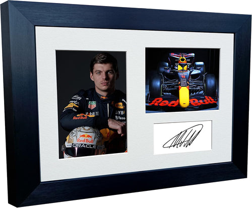Kitbags & Lockers 12x8 A4 Max Verstappen Red Bull Autographed Signed Photo Photograph Picture Frame F1 Formula One Poster Gift