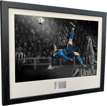 Load image into Gallery viewer, Kitbags &amp; Lockers SUPER A2 SIZE Christiano Ronaldo Signed The Overhead Goal -Juventus 0 vs Real Madrid 3&quot; - Autographed Photo Photograph Picture Frame Poster Soccer Gift