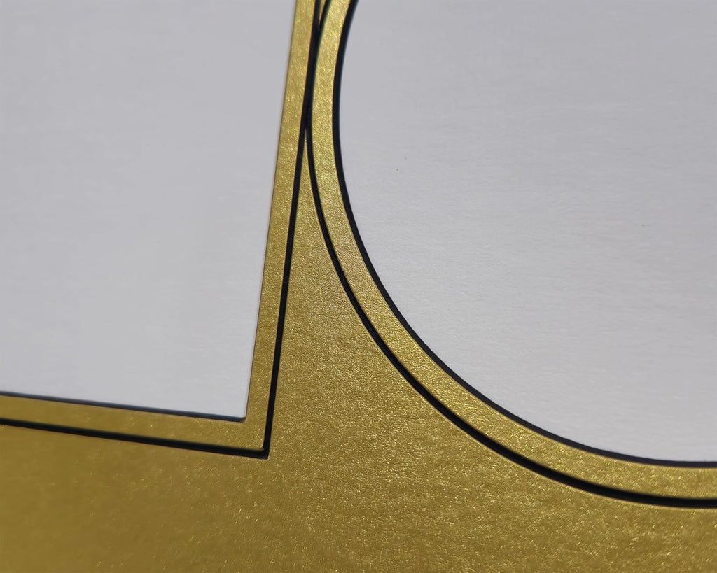 12x8 A4 CD Compact Disc Photo Sleeve Display Frame Case With Mount Matt For Photograph Picture Artwork In Metallic Gold - Silver - Black - Cream Music Gift (Metallic Gold Mount With Black Frame)