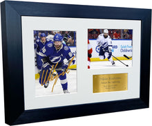 Load image into Gallery viewer, Kitbags &amp; Lockers 12x8 A4 Nikita Kucherov Tampa Bay Lightning NHL Autographed Signed Photo Photograph Picture Frame Ice Hockey Poster Gift Triple G