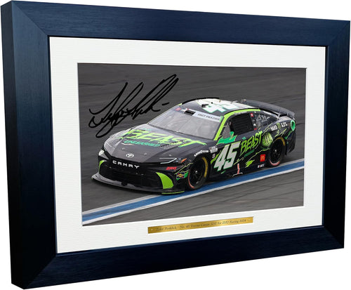 Kitbags & Lockers 12x8 A4 Tyler Reddick 2024 NASCAR Cup Series No. 45 Toyota Camry XSE for 23XI Racing Signed Autographed Signature Photo Photograph Picture Frame Poster Celebration Gift 1