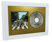 Load image into Gallery viewer, 12x8 A4 CD Compact Disc Photo Sleeve Display Frame Case With Mount Matt For Photograph Picture Artwork In Metallic Gold - Silver - Black - Cream Music Gift (Metallic Gold Mount With Black Frame)