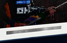 Load image into Gallery viewer, Kitbags &amp; Lockers A3+ Lando Norris World Champion 2025 Abu Dhabi McLaren MCL39 Car Autographed Signed Signature Photo Photograph Picture Frame Racing Formula 1 F1 Poster Gift 9