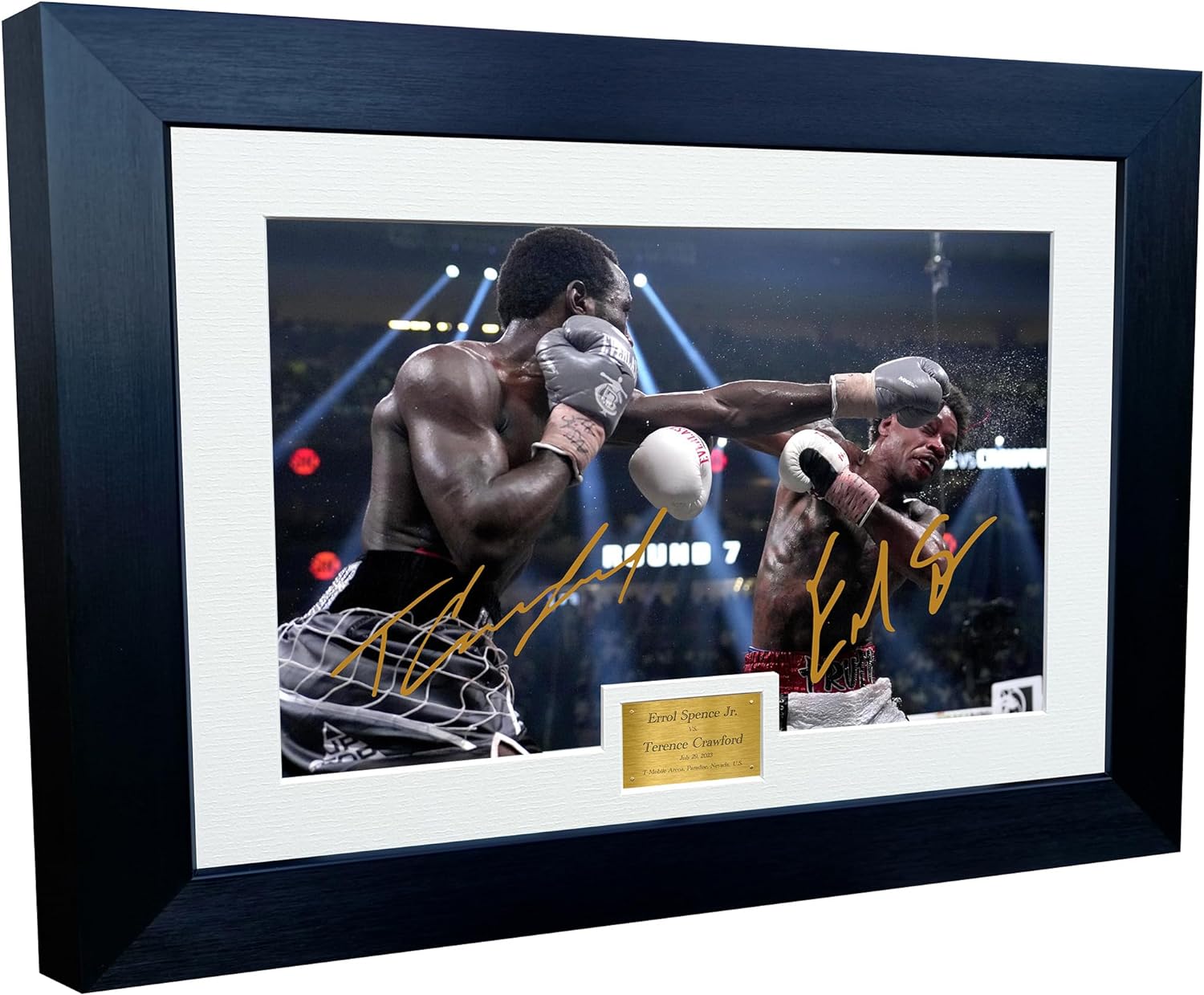 Kitbags & Lockers 12x8 A4 Terence Crawford Vs Errol Spence Jr. Boxing Fight Signed Autographed Autograph Photo Photograph Picture Frame LJ BA