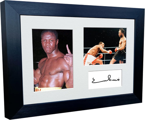 Kitbags & Lockers 12x8 A4 Signed Chris Eubank Snr Simply The Best Boxing Autographed Photo Photograph Picture Frame Signature Poster Gift Triple