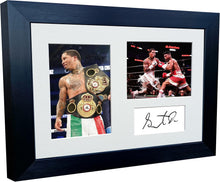 Load image into Gallery viewer, Kitbags &amp; Lockers Gervonta &#39;Tank&#39; Davis Boxing Autographed Signed 12x8 A4 Photo Photograph Picture Frame Poster Gift