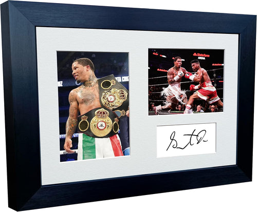 Kitbags & Lockers Gervonta 'Tank' Davis Boxing Autographed Signed 12x8 A4 Photo Photograph Picture Frame Poster Gift