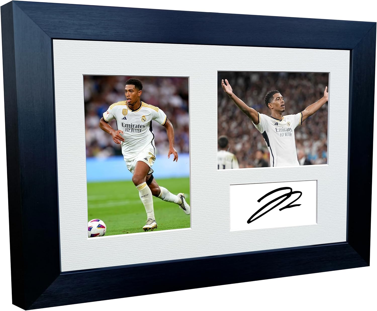 12x8 A4 Jude Bellingham Real Madrid Autographed Signed Photo Photograph Picture Frame Football Soccer Poster Gift