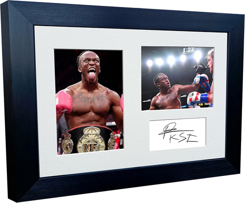 Kitbags & Lockers KSI Misfits Boxing Reprint 12x8 A4 Autographed Signed Photo Photograph Picture Frame Boxer Gift Poster
