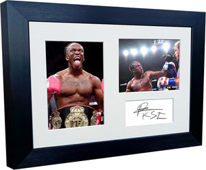 Kitbags & Lockers KSI Misfits Boxing Reprint 12x8 A4 Autographed Signed Photo Photograph Picture Frame Boxer Gift Poster