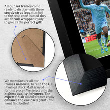 Load image into Gallery viewer, HWC Trading FR A4 Yaya Toure Manchester City Man City Gifts Printed Signed Autograph Picture for Football Fans and Supporters - A4 Framed