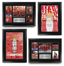 Load image into Gallery viewer, HWC Trading Liverpool 2025 Champions Gift Premier League Season 24-25 Winners Printed Memorabilia Signed Autograph Photograph Display for Football Fans and Supporters - A3 Framed
