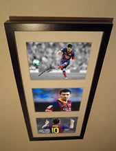 Load image into Gallery viewer, Kitbags &amp; Lockers Large Signed Lionel Messi Barcelona Photo Picture Frame Autographed 1
