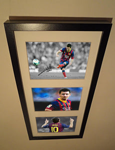 Kitbags & Lockers Large Signed Lionel Messi Barcelona Photo Picture Frame Autographed 1