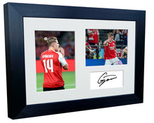 Load image into Gallery viewer, 12x8 A4 Signed Viktor Gyokeres Arsenal Autographed Signature Photo Photograph Picture Frame Football Soccer Poster Gift Triple