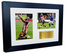 Load image into Gallery viewer, 12x8 A4 Bryan Mbeumo Brentford FC Signed Autographed Photo Photograph Picture Frame Poster Gift Triple G