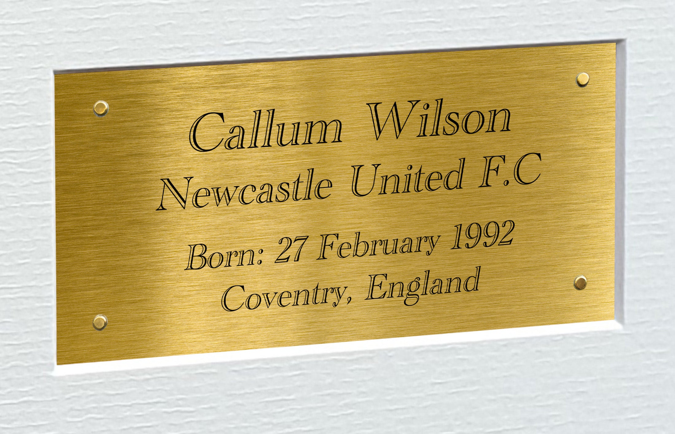 12x8 A4 Callum Wilson Newcastle United FC Signed Autographed Photo Photograph Picture Frame Poster Gift Triple G