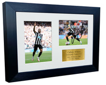 Load image into Gallery viewer, 12x8 A4 Callum Wilson Newcastle United FC Signed Autographed Photo Photograph Picture Frame Poster Gift Triple G