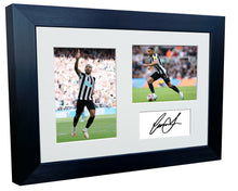 Load image into Gallery viewer, 12x8 A4 Callum Wilson Newcastle United FC Signed Autographed Photo Photograph Picture Frame Poster Gift Triple