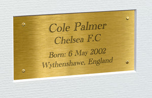 12x8 A4 Cole Palmer Chelsea FC Signed Autographed Photo Photograph Picture Frame Poster Gift Triple G