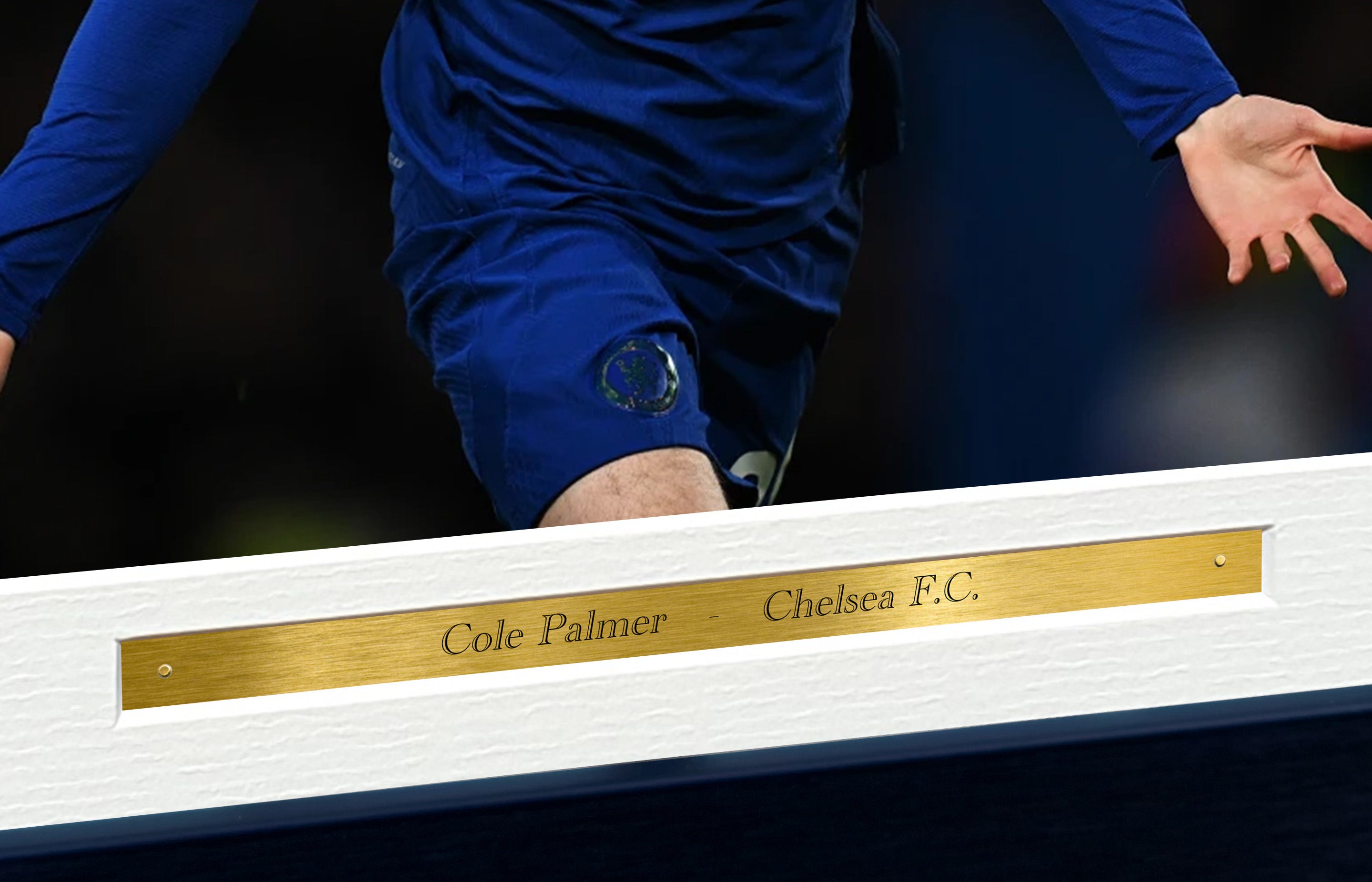 12x8 A4 Cole Palmer Celebration Chelsea FC Signed Autographed Photo Photograph Picture Frame Poster Gift Triple