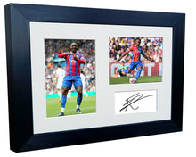 Load image into Gallery viewer, 12x8 A4 Eberechi Eze Crystal Palace FC Signed Autographed Photo Photograph Picture Frame Poster Gift Triple