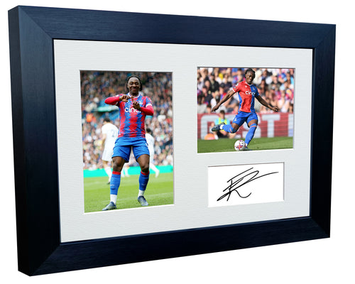 12x8 A4 Eberechi Eze Crystal Palace FC Signed Autographed Photo Photograph Picture Frame Poster Gift Triple