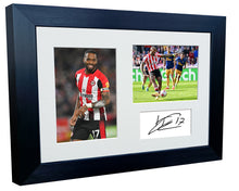 Load image into Gallery viewer, 12x8 A4 Ivan Toney Brentford FC Signed Autographed Photo Photograph Picture Frame Poster Gift Triple