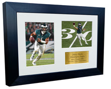 Load image into Gallery viewer, Kitbags &amp; Lockers 12x8 A4 Jalen Hurts Super Bowl LIX Winners American Football NFL Autographed Signed Photo Photograph Picture Frame Poster Gift Triple G