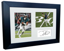 Load image into Gallery viewer, Kitbags &amp; Lockers 12x8 A4 Jalen Hurts Super Bowl LIX Winners American Football NFL Autographed Signed Photo Photograph Picture Frame Poster Gift Triple