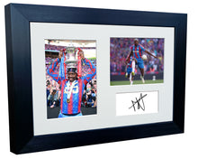 Load image into Gallery viewer, 12x8 A4 Jean-Philippe Mateta Crystal Palace FC FA Cup 2025 Signed Autographed Photo Photograph Picture Frame Poster Gift Triple