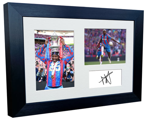 12x8 A4 Jean-Philippe Mateta Crystal Palace FC FA Cup 2025 Signed Autographed Photo Photograph Picture Frame Poster Gift Triple