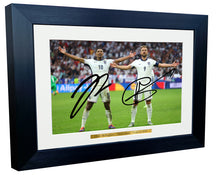 Load image into Gallery viewer, 12x8 A4 Jude Bellingham Harry Kane Celebration Goal England Euros 2924 Signed Autographed Photo Photograph Picture Frame Poster Gift