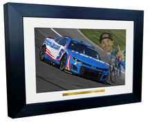 Load image into Gallery viewer, Kitbags &amp; Lockers 12x8 A4 Kyle Larson 2024 NASCAR No. 5 Chevrolet Camaro ZL1 Hendrick Motorsports Signed Autographed Signature Photo Photograph Picture Frame Poster Celebration Gift