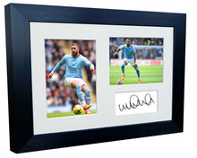 Load image into Gallery viewer, 12x8 A4 Kyle Walker Manchester City FC Signed Autographed Photo Photograph Picture Frame Poster Gift Triple