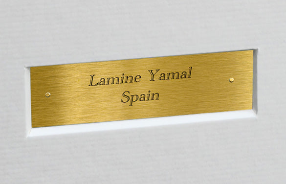 12x8 A4 Signed Lamine Yamal Barcelona Spain Autographed Autograph Signed Signature Photograph Photo Picture Frame Football Soccer Poster Gift 4