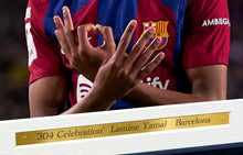 Load image into Gallery viewer, 12x8 A4 Signed Lamine Yamal Barcelona Spain Autographed Autograph Signed Signature Photograph Photo Picture Frame Football Soccer Poster Gift 1