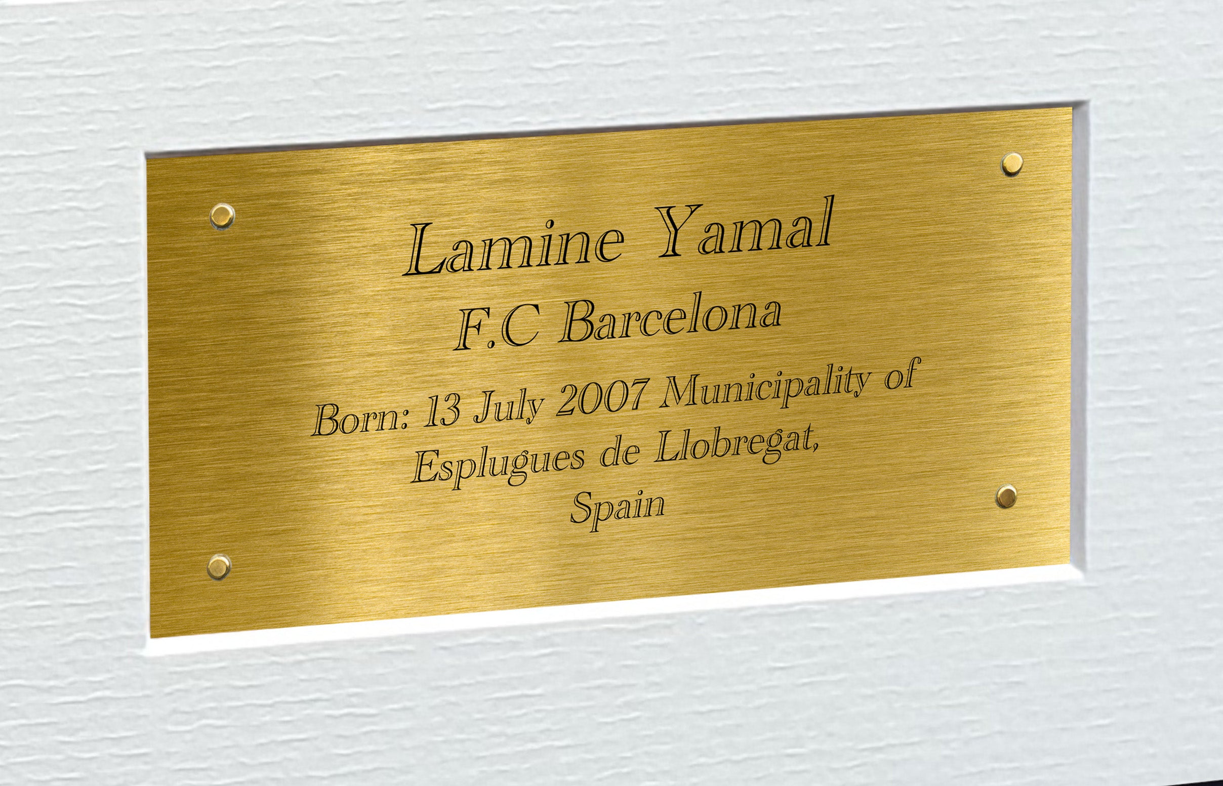 12x8 A4 Signed Lamine Yamal CALMA CELEBRATION Barcelona Spain Autographed Autograph Signed Signature Photograph Photo Picture Frame Football Soccer Poster Gift 7