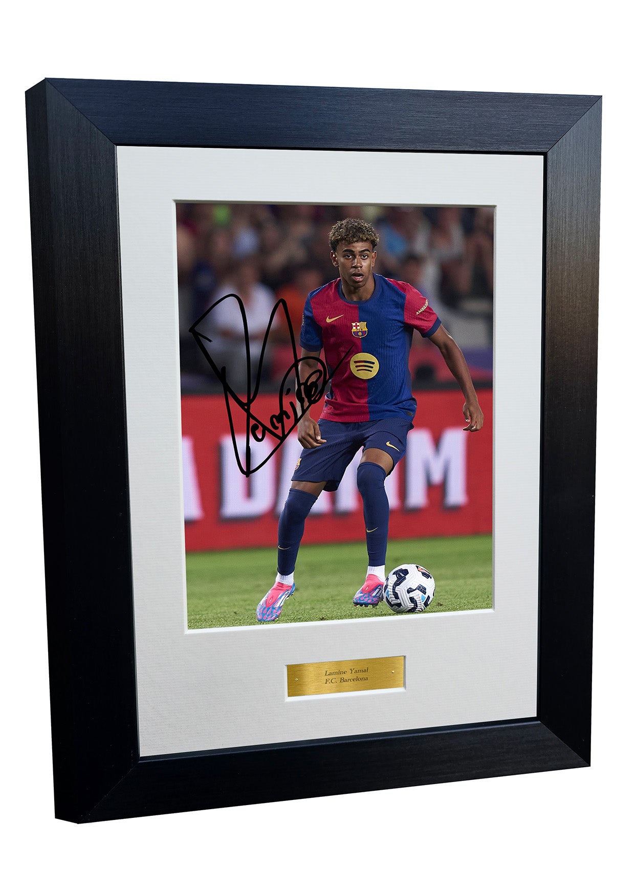 12x8 A4 Signed Lamine Yamal Barcelona Spain Autographed Autograph Signed Signature Photograph Photo Picture Frame Football Soccer Poster Gift 8