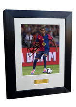 Load image into Gallery viewer, 12x8 A4 Signed Lamine Yamal Barcelona Spain Autographed Autograph Signed Signature Photograph Photo Picture Frame Football Soccer Poster Gift 8